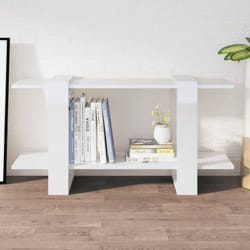 Vidaxl - Bibliothèque Blanc brillant 100x30x51 cm bois d'ingénierie