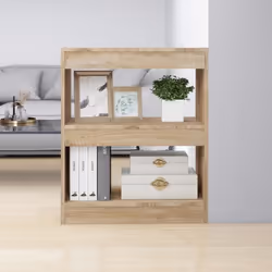 vidaXL Bibliothèque/Séparateur de pièce Chêne Sonoma 60x30x72 cm