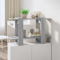 Bibliothèque/Séparateur de pièce Sonoma gris 80x30x51 cm Vidaxl