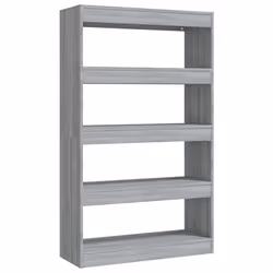 VidaXL 813621, Gris, Chêne, Bois, Bois, 800 mm, 300 mm, 1350 mm