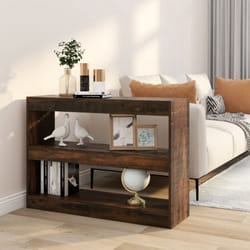 Vidaxl - Bibliothèque/Séparateur de pièce chêne fumé 100x30x72 cm
