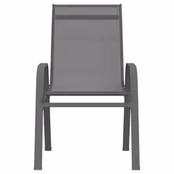 VidaXL 318778 chaise d'extérieur Terrace Tissu, Acier Gris