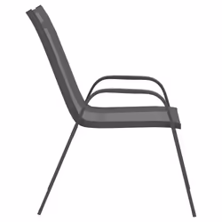VidaXL 318781 chaise d'extérieur Terrace Tissu, Acier Gris - Vue supplémentaire 4