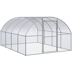 Poulailler d'extérieur 3x4x2 m Acier galvanisé vidaXL
