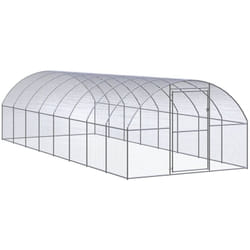 Poulailler d'extérieur 3x8x2 m Acier galvanisé Vidaxl