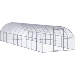 Poulailler d'extérieur 3x10x2 m Acier galvanisé Vidaxl