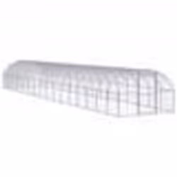 vidaXL Poulailler d'extérieur 3x16x2 m Acier galvanisé
