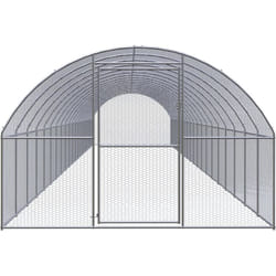 vidaXL Poulailler d'extérieur 3x20x2 m Acier galvanisé