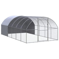 vidaXL Poulailler 3x6x2 m Acier galvanisé