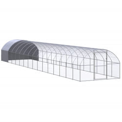 vidaXL Poulailler d'extérieur 3x16x2 m Acier galvanisé