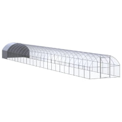 vidaXL Poulailler 3x24x2 m Acier galvanisé