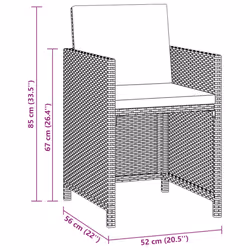 VidaXL 3095490 ensemble de meubles de jardin - Vue supplémentaire 7
