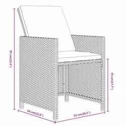 VidaXL 3095545 ensemble de meubles de jardin - Vue supplémentaire 8