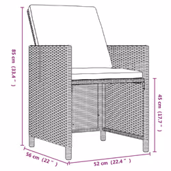 VidaXL 3095572 ensemble de meubles de jardin - Vue supplémentaire 7