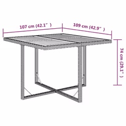 VidaXL 3095581 ensemble de meubles de jardin - Vue supplémentaire 8