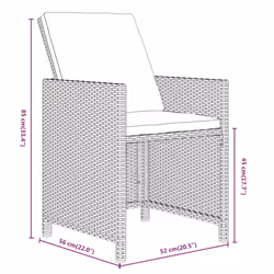 VidaXL 3095586 ensemble de meubles de jardin - Vue supplémentaire 8