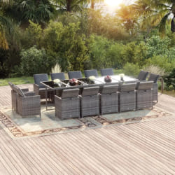 vidaXL Ensemble de Salle à Manger de Jardin