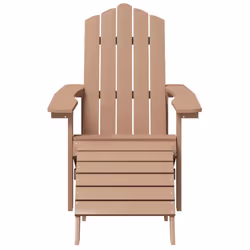 VidaXL 3095698 chaise d'extérieur Terrace Polyéthylène haute densité (HDPE), Acier Marron - Vue supplémentaire 4
