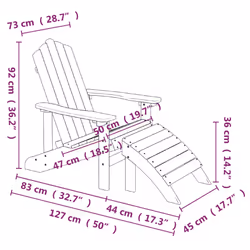 VidaXL 3095699 chaise d'extérieur Terrace Polyéthylène haute densité (HDPE), Acier Couleur aqua, Bleu - Vue supplémentaire 5