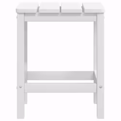 VidaXL 3095700 chaise d'extérieur Terrace Polyéthylène haute densité (HDPE), Acier Blanc - Vue supplémentaire 6