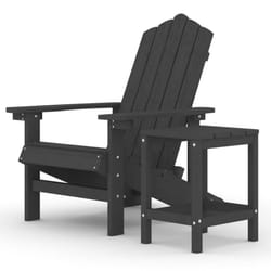 VidaXL 3095701 chaise d'extérieur Terrace Polyéthylène haute densité (HDPE), Acier Anthracite