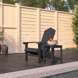 VidaXL 3095701 chaise d'extérieur Terrace Polyéthylène haute densité (HDPE), Acier Anthracite - Vue supplémentaire 2