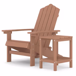 VidaXL 3095702, Terrace, Polyéthylène haute densité (HDPE), Acier, Marron, 730 mm, 830 mm, 920 mm