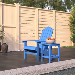 VidaXL 3095703 chaise d'extérieur Terrace Polyéthylène haute densité (HDPE), Acier Couleur aqua, Bleu - Vue supplémentaire 2