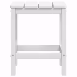 VidaXL 3095704 chaise d'extérieur Terrace Polyéthylène haute densité (HDPE), Acier Blanc - Vue supplémentaire 6