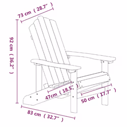 VidaXL 3095707 chaise d'extérieur Terrace Polyéthylène haute densité (HDPE), Acier Couleur aqua, Bleu - Vue supplémentaire 7