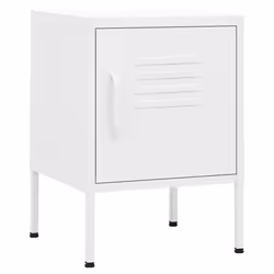 VidaXL 3095213 Table de nuit et table de chevet Blanc