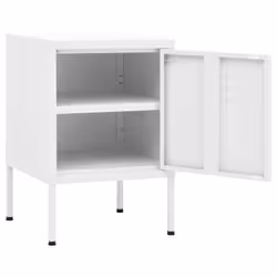 VidaXL 3095213 Table de nuit et table de chevet Blanc - Vue supplémentaire 6