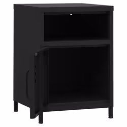 VidaXL 3095221 Table de nuit et table de chevet Noir - Vue supplémentaire 6