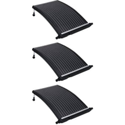 Panneaux de chauffage solaire de piscine courbés 3 pcs 110x65cm