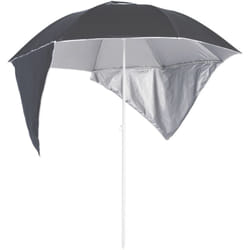 Vidaxl - Parasol de plage avec parois latérales Anthracite 215 cm