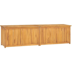 vidaXL Boîte de jardin 200x50x55 cm Bois massif de teck