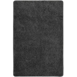 Tapis Shaggy Antidérapant Gris 200x290 Cm Vidaxl