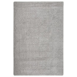 vidaXL Tapis shaggy antidérapant Gris clair 140x200 cm - TU