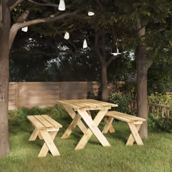 Ce banc de jardin en bois est un choix idéal pour vous détendre et profiter du temps libre avec vos amis ou votre famille en  ...