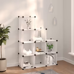 Cet ensemble de cubes de rangement polyvalent est destiné à utiliser au mieux l'espace limité et à satisfaire vos différents  ...