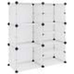 vidaXL Étagère à chaussures Transparent 84x31,5x93 cm PP - TU