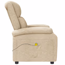 VidaXL 340935 Fauteuil massant électrique Crème - Vue supplémentaire 5