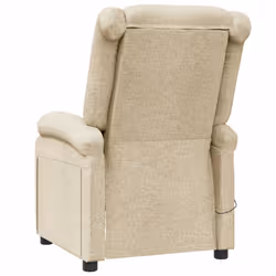 VidaXL 340935 Fauteuil massant électrique Crème - Vue supplémentaire 6