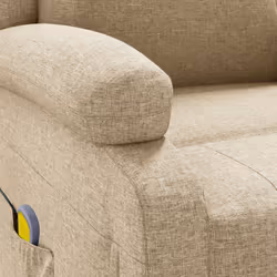 VidaXL 340935 Fauteuil massant électrique Crème - Vue supplémentaire 8