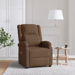 VidaXL 340938 Fauteuil massant électrique Marron