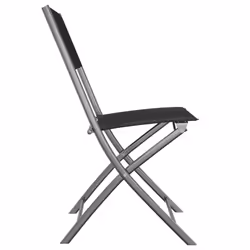 VidaXL 318766 chaise d'extérieur Terrace Tissu, Acier Noir - Vue supplémentaire 5