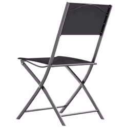 VidaXL 318766 chaise d'extérieur Terrace Tissu, Acier Noir - Vue supplémentaire 6