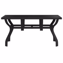 VidaXL 318768 table de jardin Noir