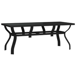VidaXL 318769 table de jardin Noir