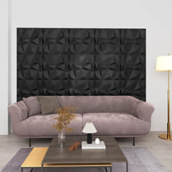 Vidaxl - Panneaux muraux 3D 48 pcs 50x50 cm Noir diamant 12 m²